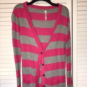 Aeropostale striped cardigan